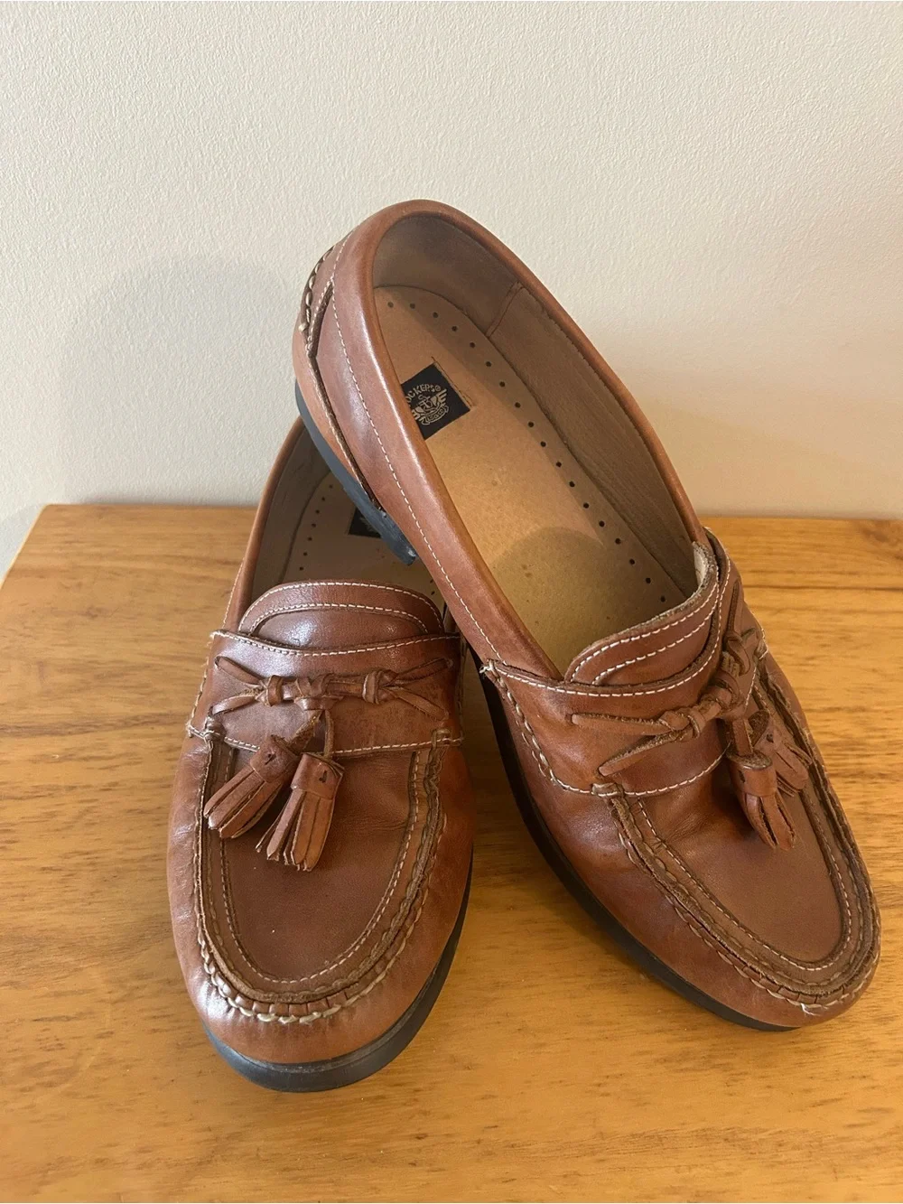 Dockers Men’s Chestnut Leather Tassel Loafers